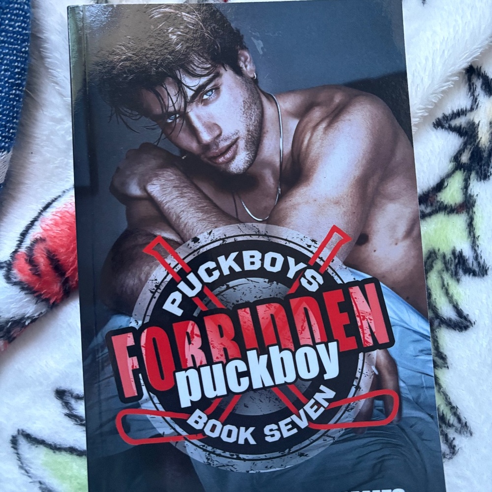 OOP hockey Puckboys “model” cover x 2 Eden Finley Saxon James romance book